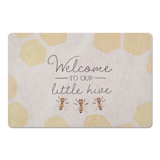 Welcome To Our Hive Floor Mat